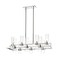 Z-Lite Datus 10 Light Island/Billiard, Polished Nickel & Clear 4008-10PN - alternate 1